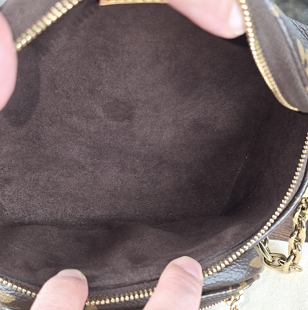 Louis Vuitton Monogram Mini Bumbag Chain Crossbody Bag - Picture 7 of 11